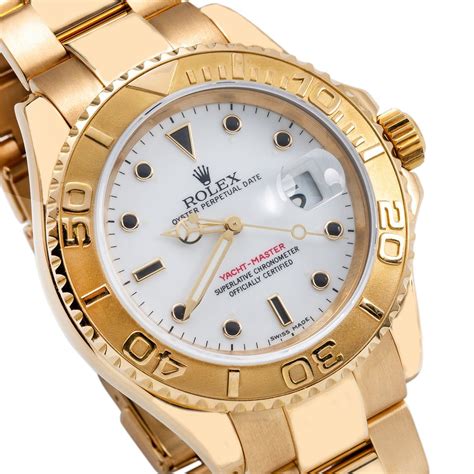 rolex 18k yellow gold yacht master 16628|Rolex yachtmaster 40 yellow gold.